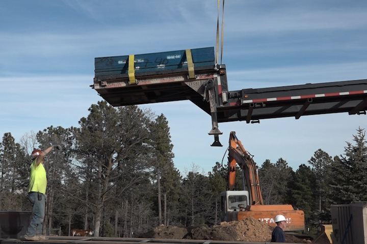 Custom Modular Home Installed in the Black Hills