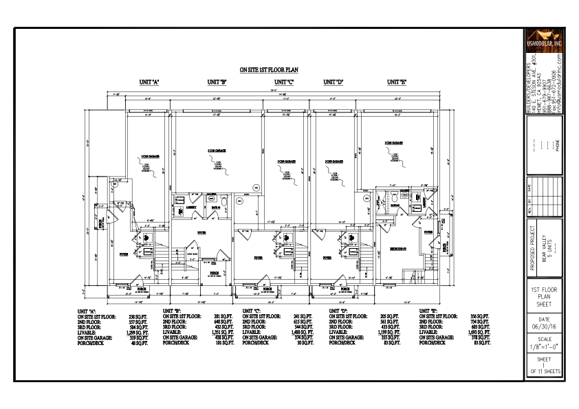 Bear Valley California Multi Family Project