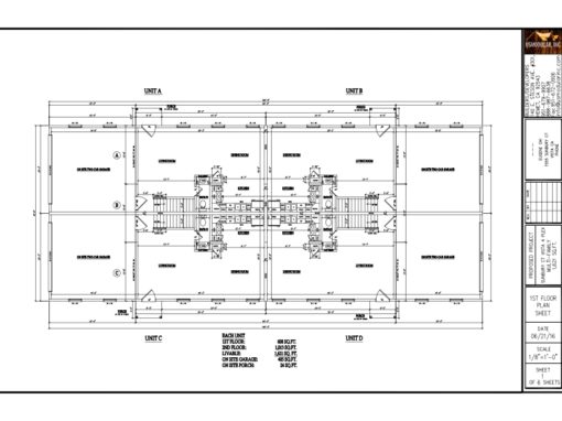 Vista Four-Plex Multi Family Project