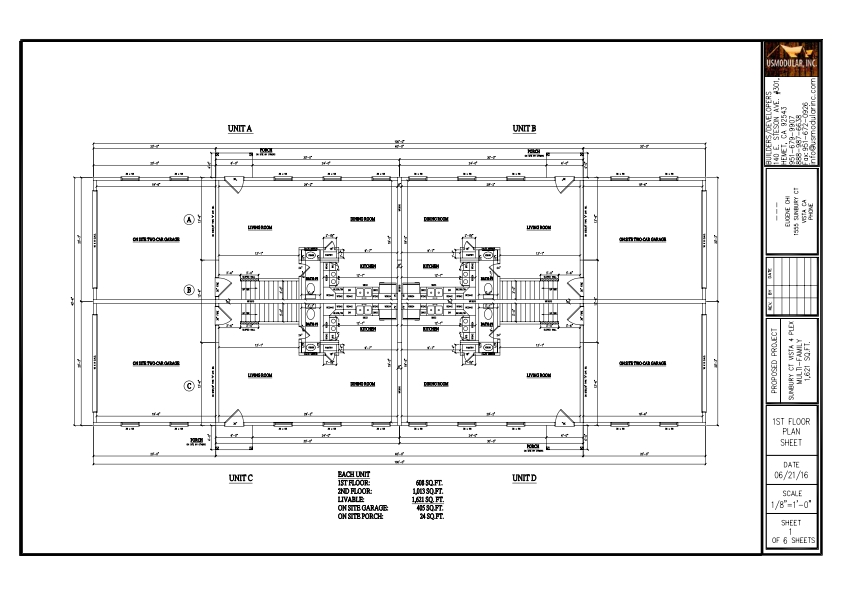 Vista Four-Plex Multi Family Project