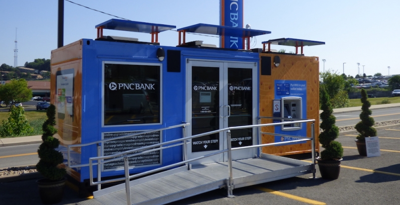 Tiny Bank Brings Convenience to Customers