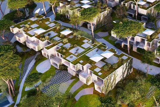 Green Roof Modular Housing Offers Ocean Views