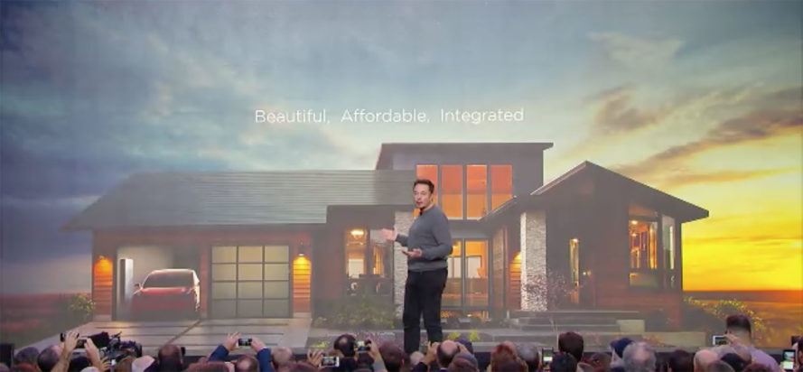 Car Maker Tesla Introduces Groundbreaking Solar Roof Product