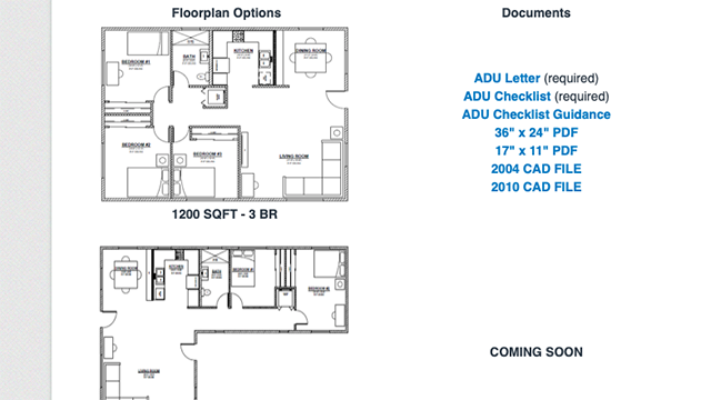 County Of San Diego Offers Free Pre Approved Floor Plans For